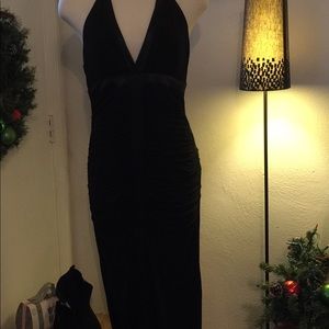 JESSICA MCCLINTOCK VINTAGE BLACK EVENING DRESS